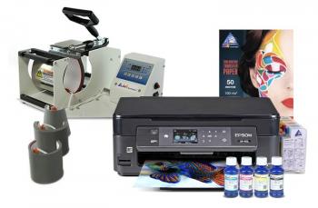 Термопресс INKSYSTEM M-04 для кружек 4 в 1 и МФУ Epson XP-452 с набором для сублимационной печати Термопресс INKSYSTEM M-04 для кружек 4 в 1 и МФУ Epson XP-452 с набором для сублимационной печати
