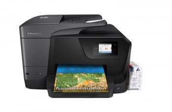 МФУ HP OfficeJet Pro 8710 с СНПЧ и чернилами