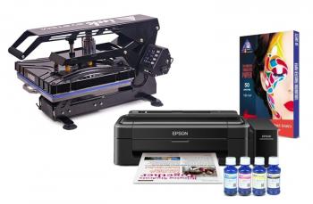 Планшетный термопресс INKSYSTEM SP AO3838 38*38 см и принтер Epson L132 с набором для сублимационной печати Планшетный термопресс INKSYSTEM SP AO3838 38*38 см и принтер Epson L132 с набором для сублимационной печати