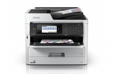 картинка МФУ Epson WorkForce Pro WF-C5790DWF с СНПЧ и чернилами