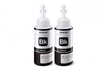 Оригинальные чернила для Epson T664 Black (70 мл) - 2шт Оригинальные чернила для Epson T664 Black (70 мл) - 2шт