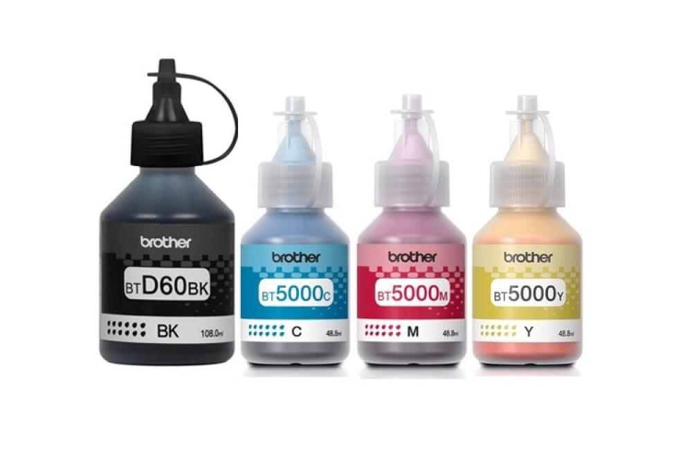Оригинальные чернила для Brother DCP-T310 (черный 108мл + 3 цветных по 48.8мл) - inksystem.kz фото Оригинальные чернила для Brother DCP-T310 (черный 108мл + 3 цветных по 48.8мл)