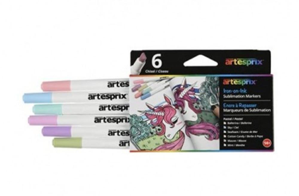 фото Набор фломастеров для ткани Artesprix пастельные цвета - изображение 1