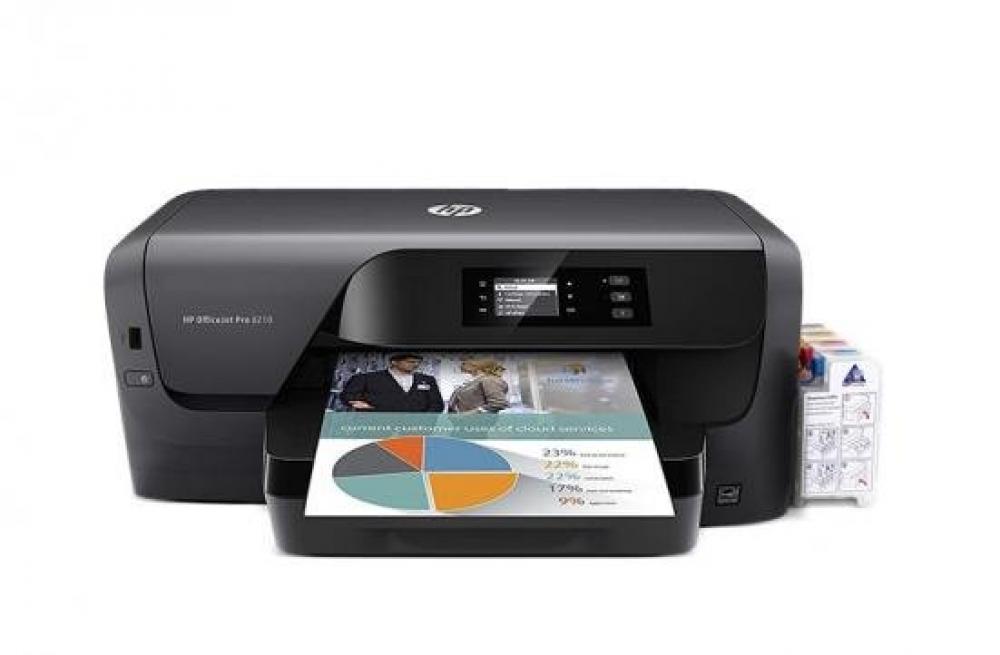 картинка Принтер HP OfficeJet Pro 8210 с СНПЧ и чернилами (Уценка) - изображение 1