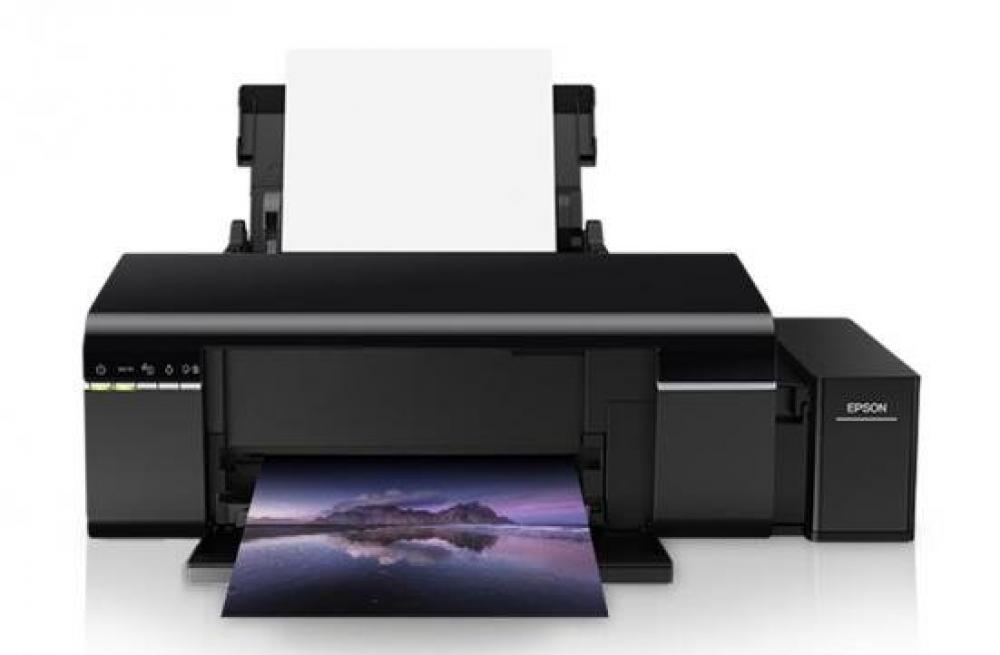 картинка Принтер Epson L805 с оригинальной СНПЧ и чернилами (Уценка) - изображение 1