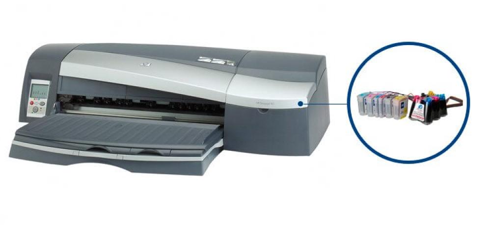 изображение Плоттер HP DesignJet 90 с СНПЧ и чернилами - изображение 1