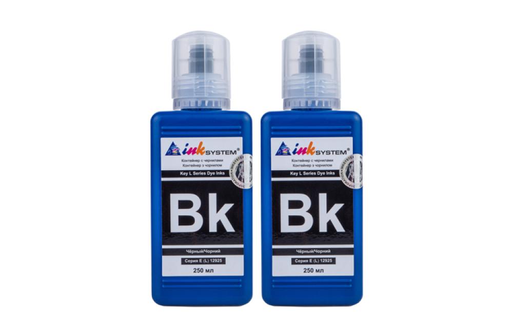 изображение Светостойкие чернила INKSYSTEM Black 250 мл (Бесконтактные) - 2шт