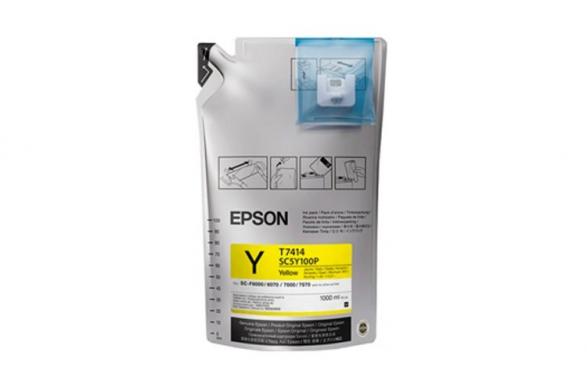 картинка Сублимационные чернила Epson Yellow для Epson SureColor SC-F6300 1100 мл