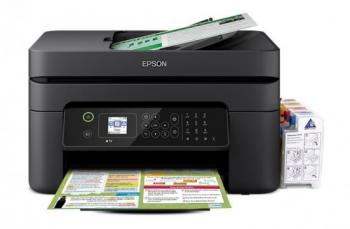 МФУ Epson Workforce WF-2850 с СНПЧ и чернилами