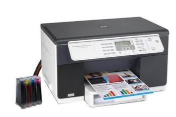 МФУ HP OfficeJet L7480 с СНПЧ и чернилами