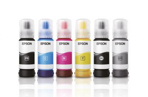 картинка Оригинальные чернила для Epson L8180 (70 мл, 6 цветов)