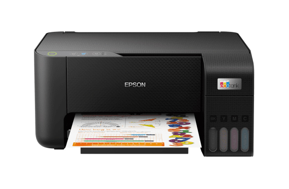 изображение МФУ Epson L3210 с оригинальной СНПЧ и чернилами