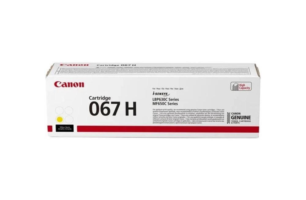 картинка Оригинальный картридж Canon 067H Yellow