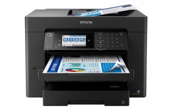 МФУ Epson Workforce WF-7840DTWF с ПЗК и чернилами