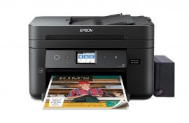 МФУ Epson Workforce WF-2860DWF с БСНПЧ и чернилами INKSYSTEM