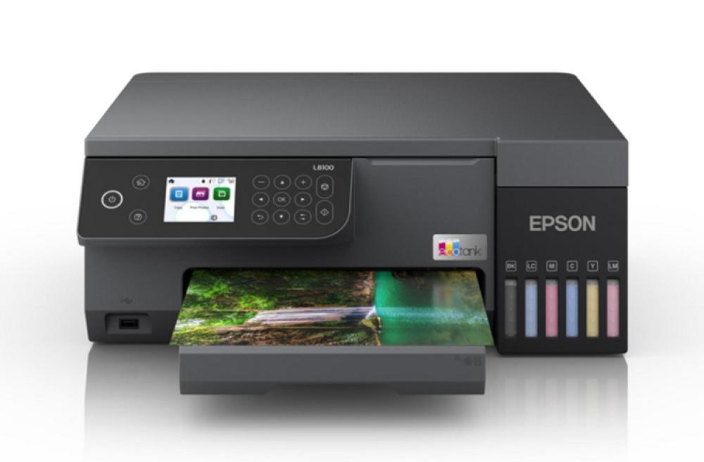 картинка МФУ Epson L8100 с оригинальной СНПЧ и чернилами - изображение 1