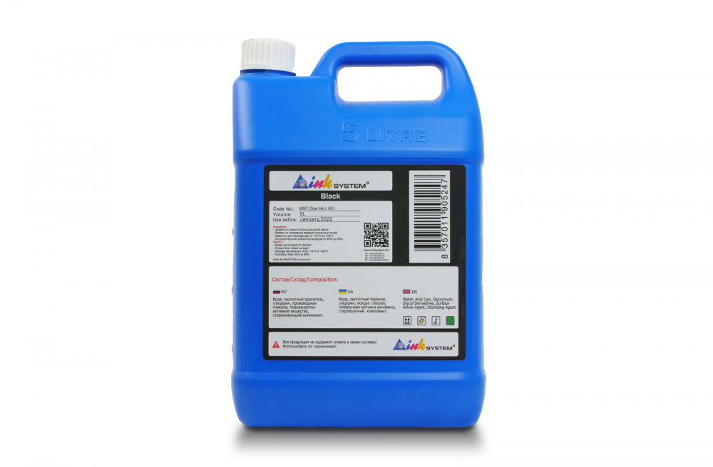 изображение Светостойкие чернила INKSYSTEM Black, 5 л