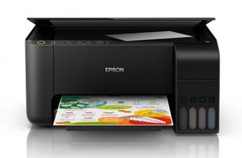 МФУ Epson L3150 с оригинальной СНПЧ и пигментными чернилами 100мл