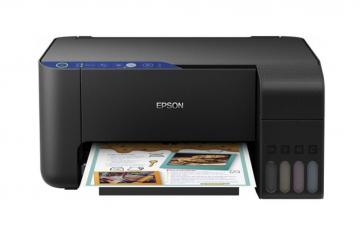 изображение МФУ Epson L3151 с оригинальной СНПЧ и пигментными чернилами 100мл