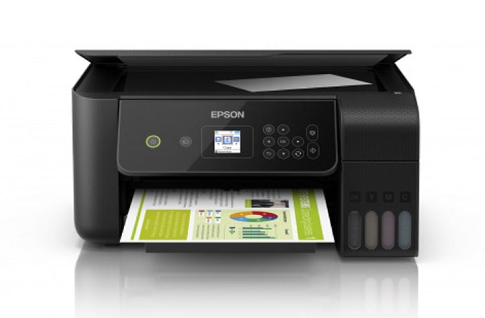 картинка МФУ Epson L3160 с оригинальной СНПЧ и пигментными чернилами 100мл - изображение 1