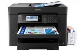 МФУ Epson Workforce WF-7840DTWF с СНПЧ и фоточернилами INKSYSTEM 100мл