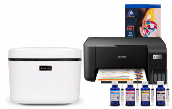 Вакуумный термопресс INKSYSTEM 3D-Mini PD2800 и МФУ Epson L3210 с набором для сублимационной печати