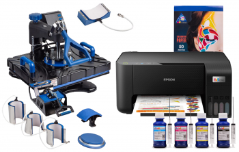 Термопресс INKSYSTEM SP Combo 8 29*38 см 8 в 1 и МФУ Epson L3210 с набором для сублимационной печати