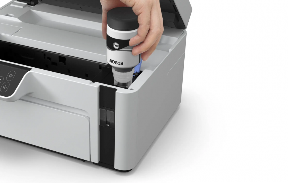 изображение МФУ Epson M2120 с оригинальной СНПЧ и чернилами - изображение 1