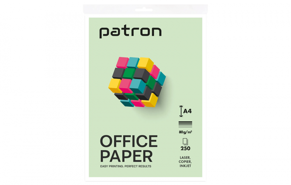 изображение Офисная бумага Patron A4, 80g/m2, 250л