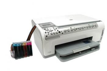 МФУ HP Photosmart C6283 с СНПЧ и чернилами МФУ HP Photosmart C6283 с СНПЧ и чернилами