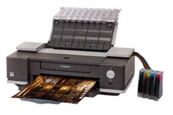 Принтер Canon PIXMA iX5000 с СНПЧ и чернилами
