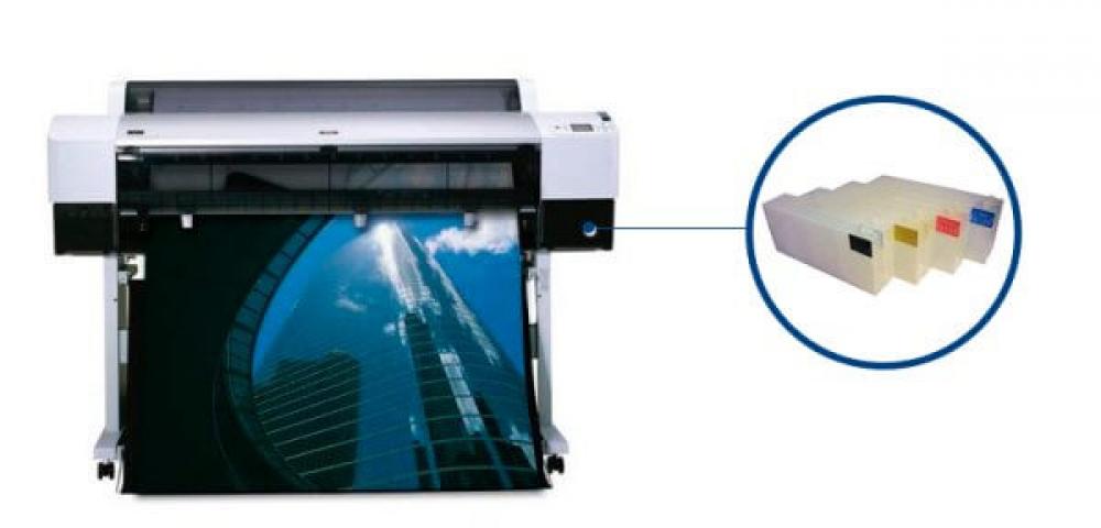 изображение Плоттер Epson Stylus Pro 9450 с ПЗК и чернилами - изображение 1