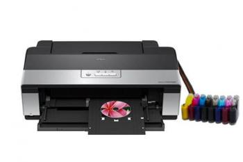 Принтер Epson Stylus Photo R2880 с СНПЧ и чернилами