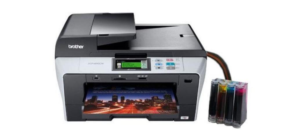 изображение МФУ Brother DCP-6690CW с СНПЧ и чернилами - изображение 1