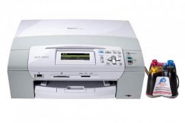 МФУ Brother DCP-385CR с СНПЧ и чернилами МФУ Brother DCP-385CR с СНПЧ и чернилами