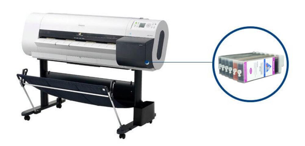 изображение Плоттер Canon imagePROGRAF IPF700 с ПЗК и чернилами - изображение 1