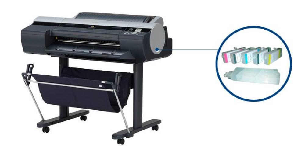 изображение Плоттер Canon imagePROGRAF IPF6300S с ПЗК и чернилами - изображение 1