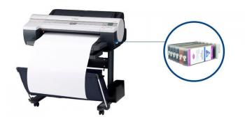 Плоттер Canon imagePROGRAF LP24 с ПЗК и чернилами Плоттер Canon imagePROGRAF LP24 с ПЗК и чернилами