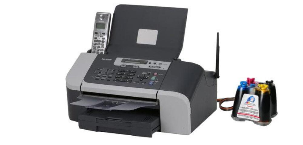 изображение МФУ Brother INTELLIFAX-1960C с СНПЧ и чернилами - изображение 1