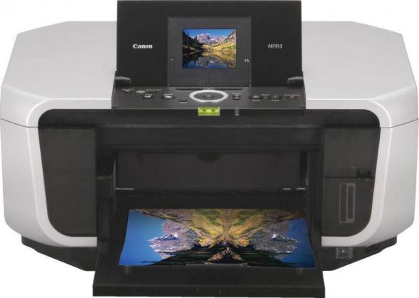 изображение МФУ Canon PIXMA MP810 с ПЗК и чернилами