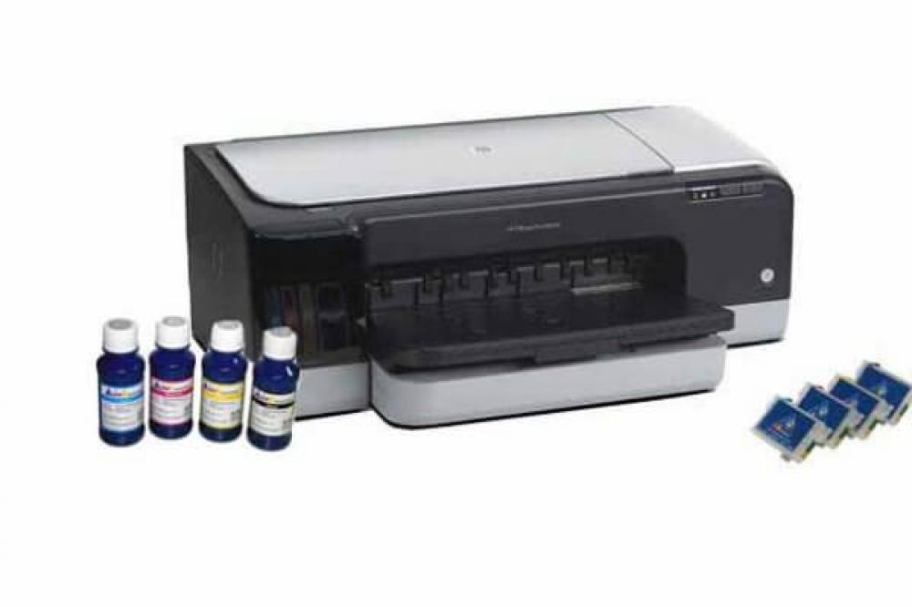 изображение Цветной принтер HP OfficeJet K8600dn с ПЗК и чернилами - изображение 1