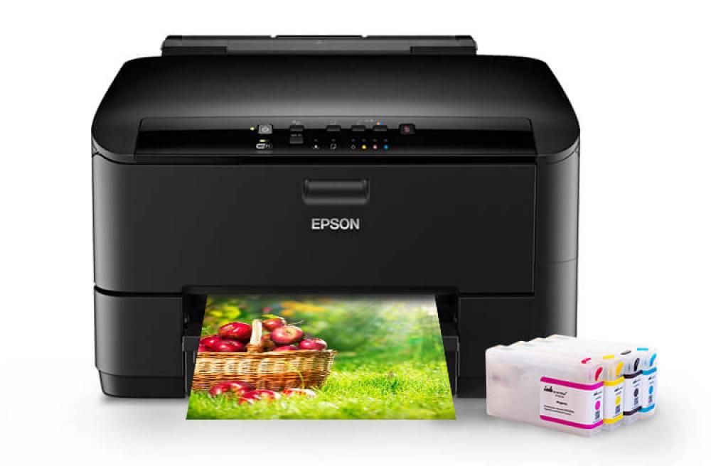 изображение Цветной принтер Epson WorkForce Pro WP-4020 с ПЗК и чернилами - изображение 1
