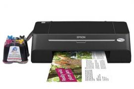 Принтер Epson Stylus T26 с СНПЧ и чернилами Принтер Epson Stylus T26 с СНПЧ и чернилами