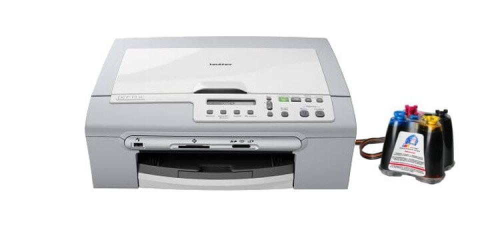 изображение МФУ Brother DCP 153C с СНПЧ и чернилами - изображение 1