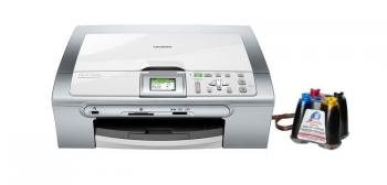 МФУ Brother DCP 350C с СНПЧ и чернилами