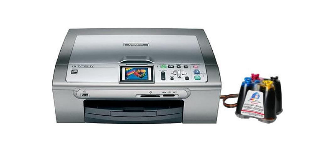 изображение МФУ Brother DCP 750CW с СНПЧ и чернилами - изображение 1