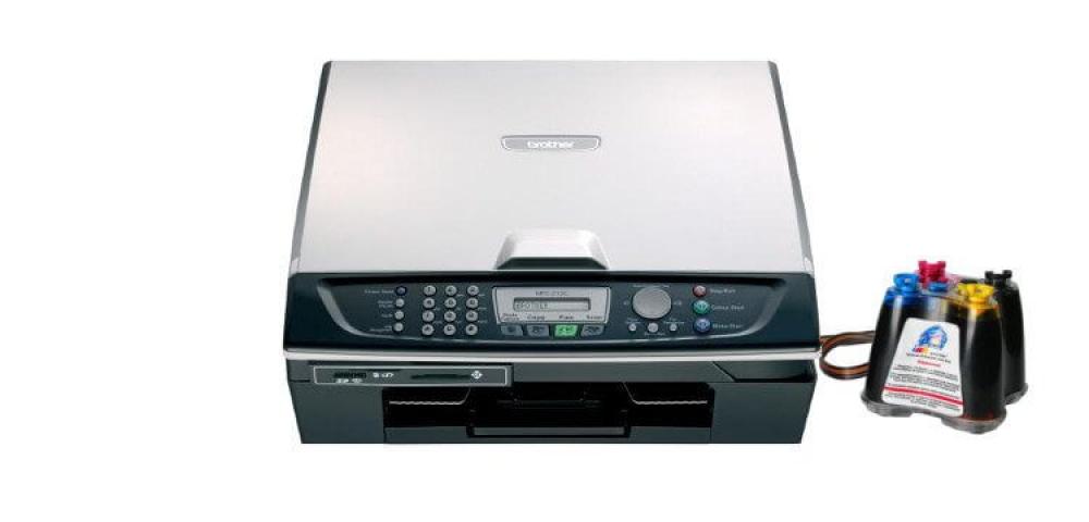 изображение МФУ Brother MFC 215C с СНПЧ и чернилами - изображение 1