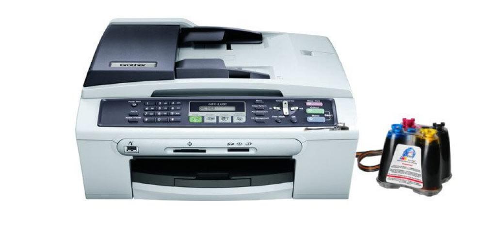 изображение МФУ Brother MFC 240C с СНПЧ и чернилами - изображение 1