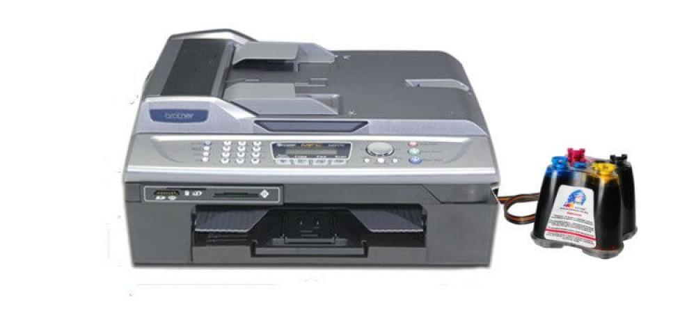 изображение МФУ Brother MFC 420CN с СНПЧ и чернилами - изображение 1