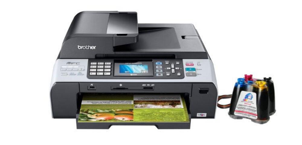 изображение МФУ Brother MFC 5890CN с СНПЧ и чернилами - изображение 1
